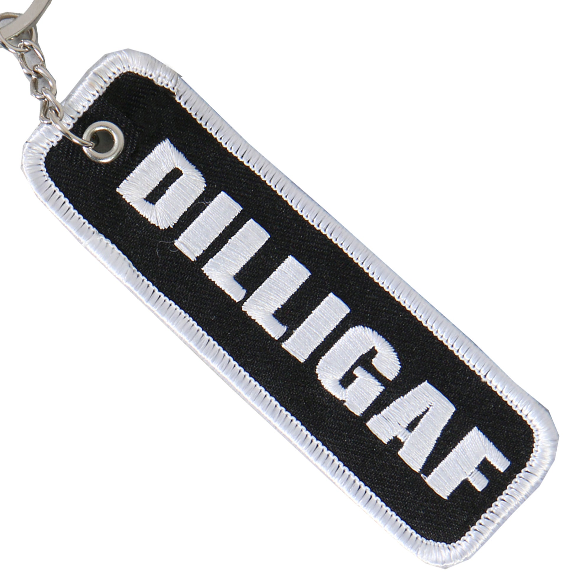Hot Leathers KCH1030 DILLIGAF Embroidered Key Chain