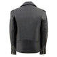 Milwaukee Leather LKY1950 Youth Size Classic Style Black Police Biker Leather Jacket
