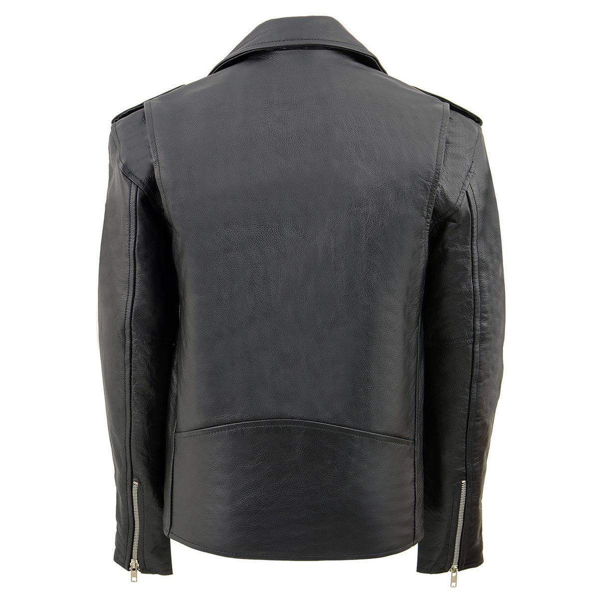 Milwaukee Leather LKY1950 Youth Size Classic Style Black Police Biker ...