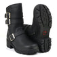 Milwaukee Motorcycle Clothing Company MB253 Cameo Leather Women's Black Motorcycle Boots