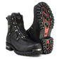 Milwaukee Motorcycle Clothing Company MB440 Men's Black Throttle Motorcycle Leather Boots