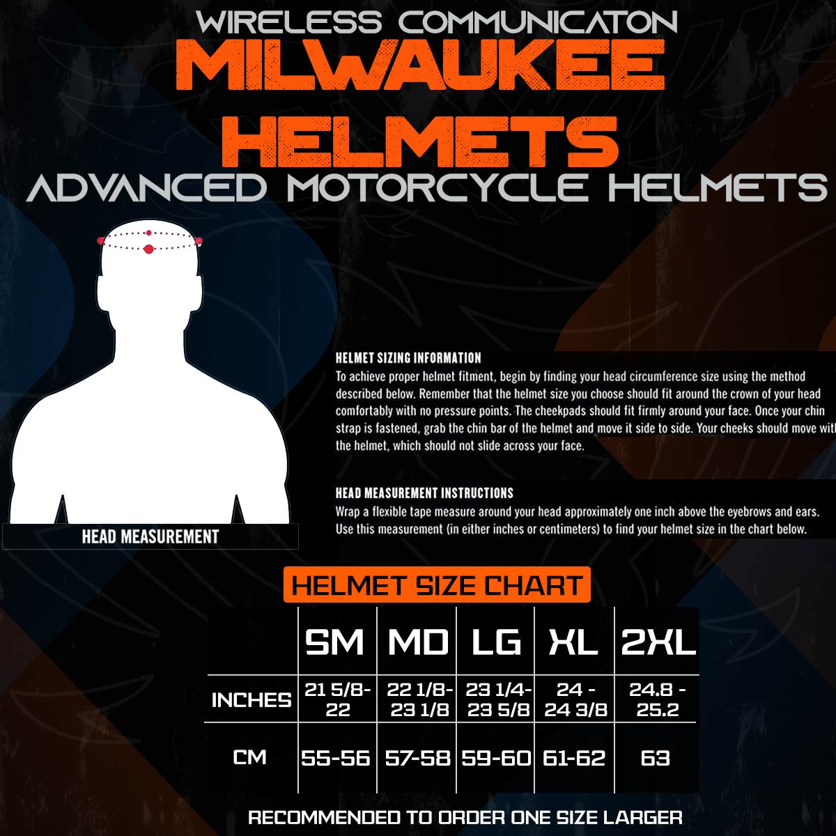 Milwaukee Helmets H512 Titanium and Blue Chit-Chat Black Full Face Motorcycle Helmet w/ Intercom - Built-in Speaker and Microphone for Men / Women
