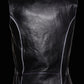Milwaukee Leather ML1293 Women's Black and Purple ‘Wing Studded’ Leather Vest