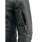 Milwaukee Leather MLL2581 Women's Black 'Classic' Leather Lightweight Long Length Vented Jacket