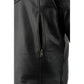 Milwaukee Leather MLM1500 Men's Crossover Black Leather Scooter Jacket with Reflective Skulls