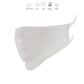 Milwaukee Leather MP7924FM 'Solid White' 100 % Cotton Protective Face Mask with Optional Filter Pocket