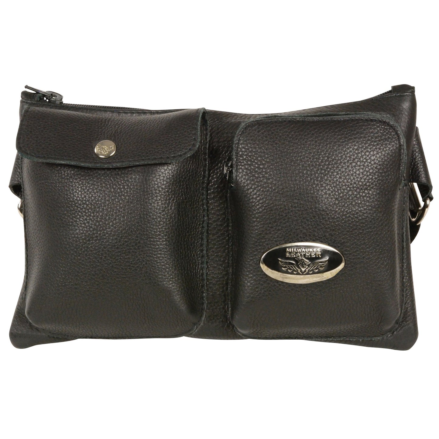Milwaukee Leather MP8825 Women's Black Leather Belt Bag