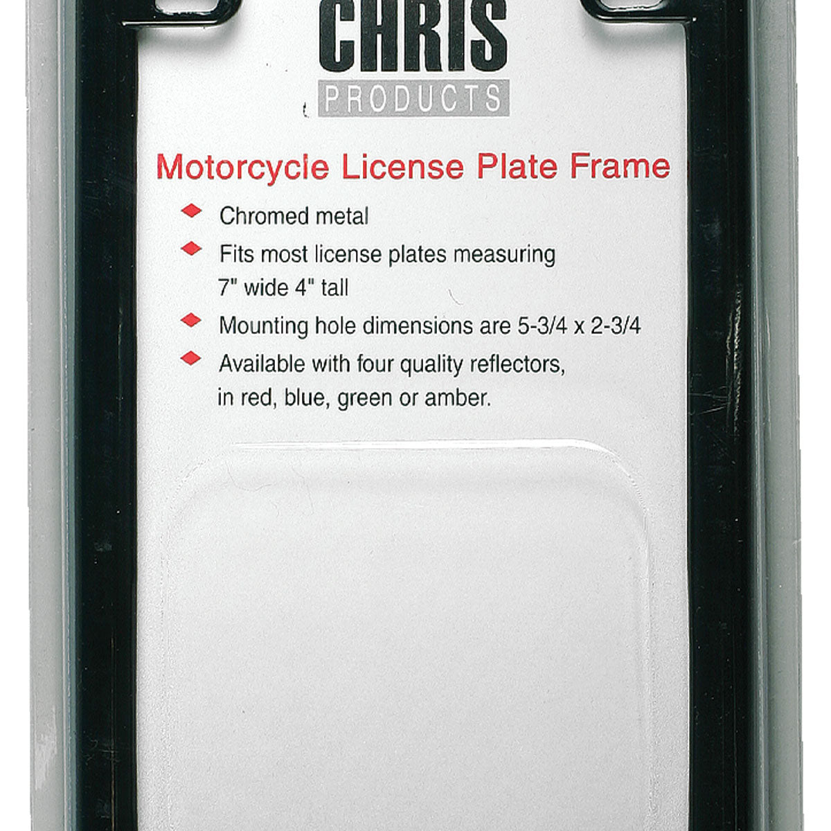 Hot Leathers MPA1602 Motorcycle License Plate Frame