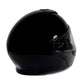 Milwaukee Helmets MPH9813DOT Gloss Black 'Menace' Advanced Motorcycle Modular Helmet for Men and Women Biker w/ Drop Down Visor