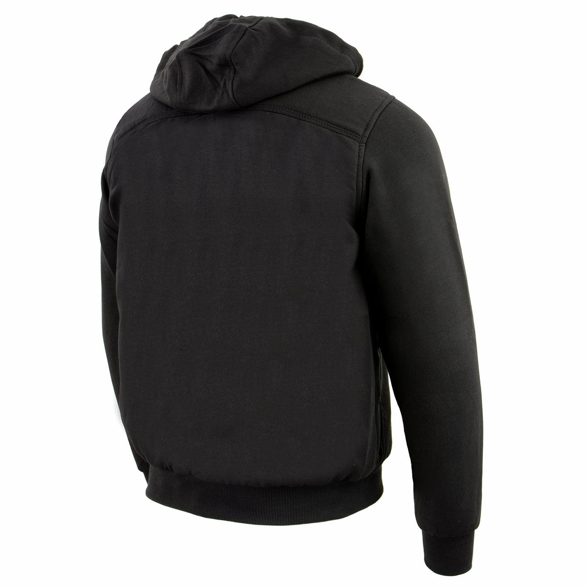 Nexgen Heat MPM1713SET12v Men's Black 'Heated' Front Zipper Hoodie Jacket for Outdoor Activities w/ Battery Pack