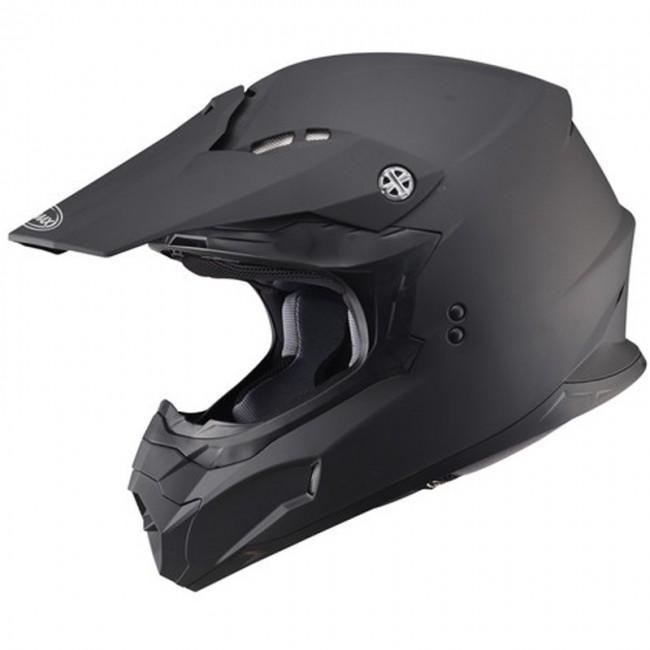 GMax MX46 Uncle Matte Black Motocross Helmet