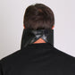 Hot Leathers NWL1008 Black Leather Reflective Skull Neck Warmer with Fleece Lining