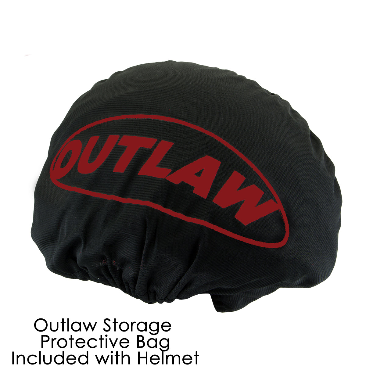 Outlaw T-72 'Black Widow' Flat Black Motorcycle Half Helmet with Drop Down Visor