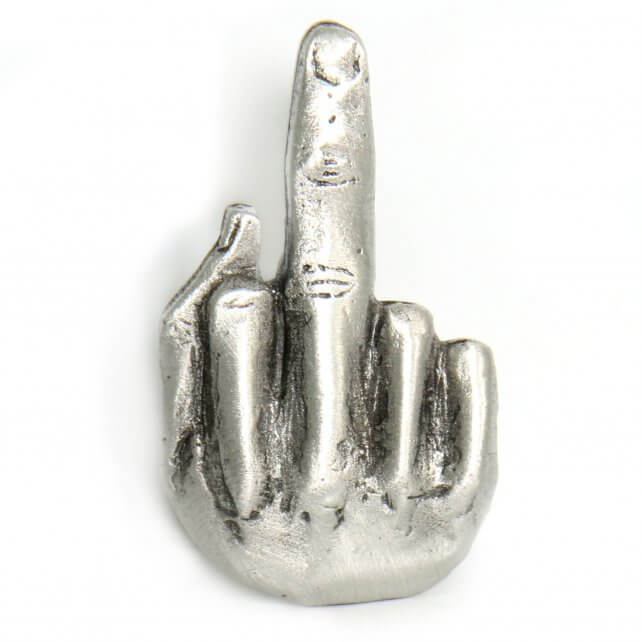 Hot Leathers PNA1128 Middle Finger Pin
