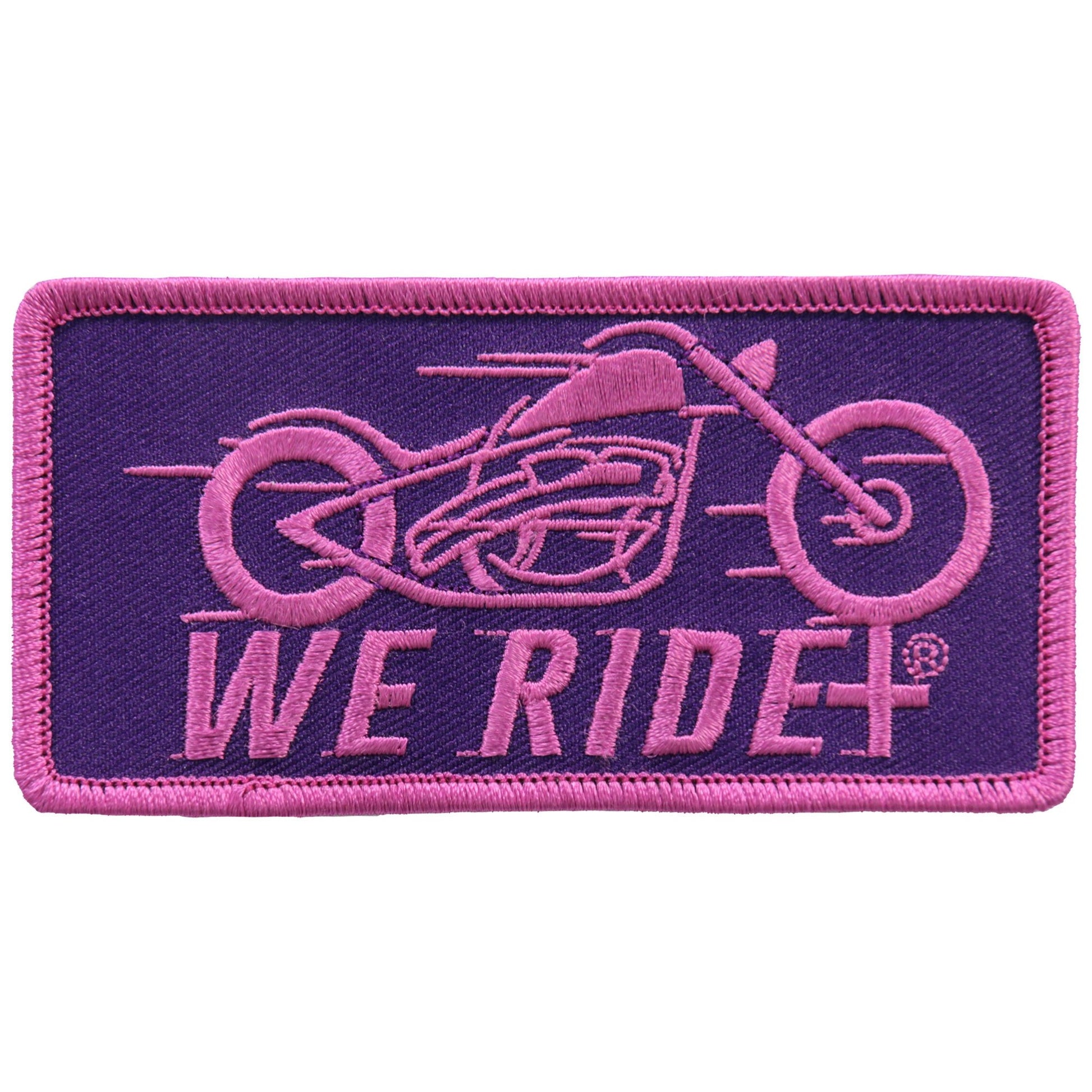 Hot Leathers PPL9748 4 Inch We Ride Pink Bike Patch