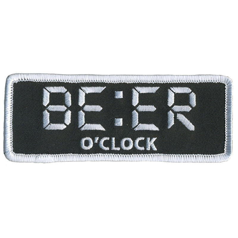 Hot Leathers PPL9808 Beer O'Clock 4"x 2" Patch