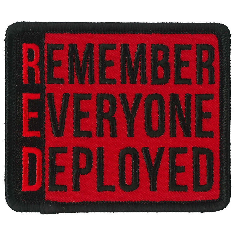 Hot Leathers PPL9863 Remember Deployed 3"x 3" Patch