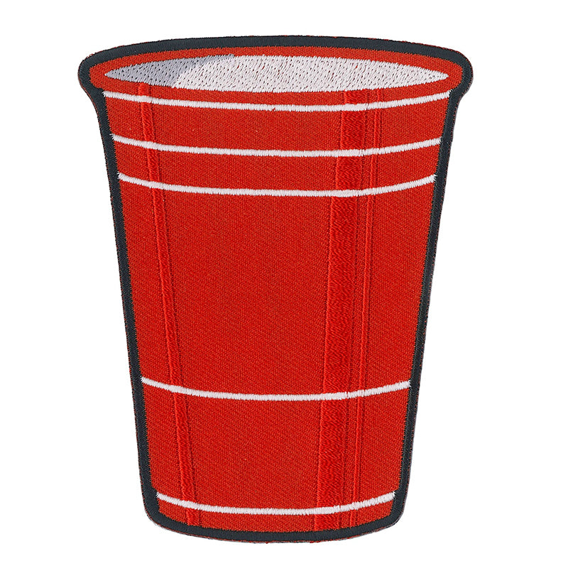 Hot Leathers PPQ1360 Red Cup 4" Patch