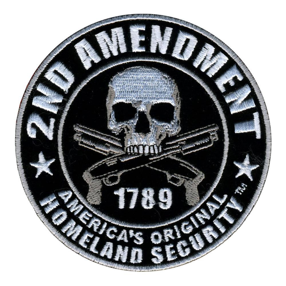 Hot Leathers PPV1008 2nd Amendment America's Original Homeland Security Hook Back 4