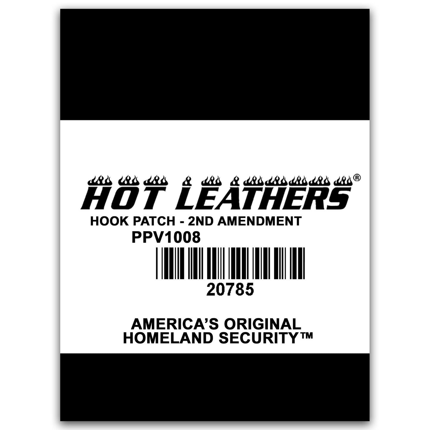 Hot Leathers PPV1008 2nd Amendment America's Original Homeland Security Hook Back 4" x 4" Patch