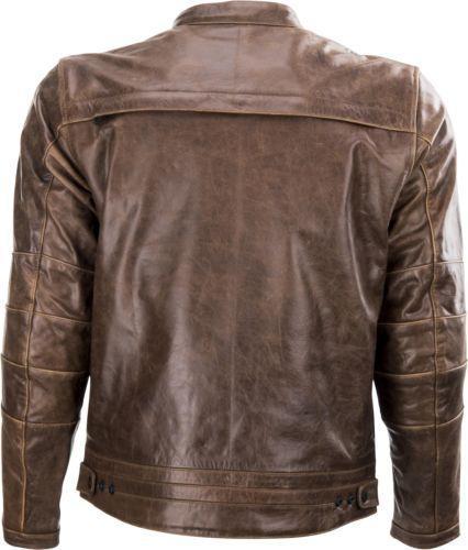 Highway 21 Primer Men's Brown Leather Jacket