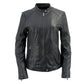 Milwaukee Leather Vintage SFL2813 Women's Black Leather Moto Style Fashion Jacket