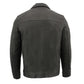 Milwaukee Leather SFM1875 Men's New Zealand Lambskin Leather with Shirt Style Collar
