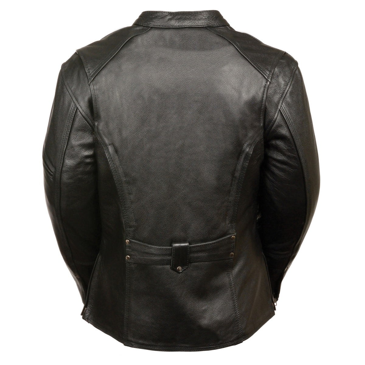Milwaukee Leather SH1924 Women's Black 3/4 Length Vented Leather Jacket