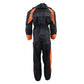 NexGen Men's SH2052 Black and Orange Hooded Water Proof Armored Rain Suit