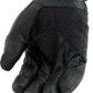 Milwaukee Leather SH752 Men's Black Breathable ‘Gauntlet’ Leather Gloves