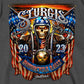 Hot Leathers SPB1068 Men’s Charcoal 2023 Sturgis # 1 Design America T-Shirt