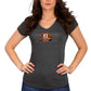 Hot Leathers SPL1845 Women's Charcoal 2023 Sturgis Rally Logo Short Sleeve T-Shirt