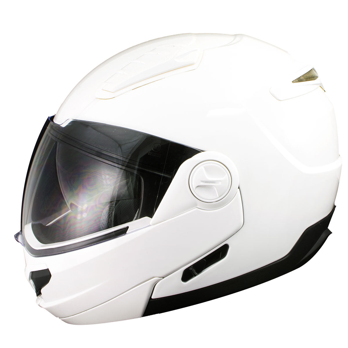 Hawk ST-1198 Transition 2 in 1 White Modular Motorcycle Helmet