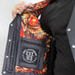 Hot Leathers VSM1061 Men's Black 'Skulls Make Skulls' Conceal and Carry Side Lace Leather Vest