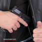 Hot Leathers VSM1061 Men's Black 'Skulls Make Skulls' Conceal and Carry Side Lace Leather Vest