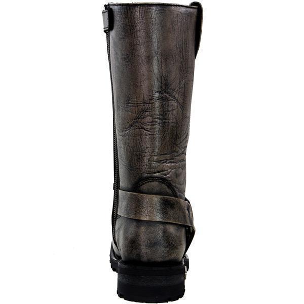 Xelement X99005 Men's Throttle Distressed Brown Motorcycle Performance Leather Boots