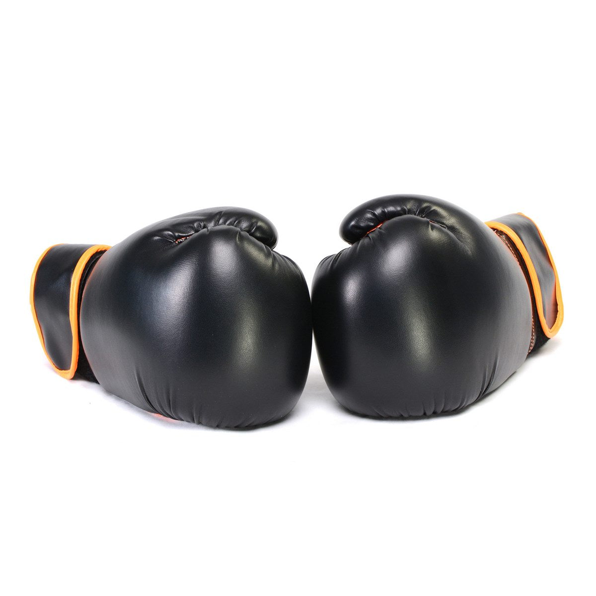 X-Fitness XF2000 Gel Boxing Kickboxing Punching Bag Gloves-BLK/ORANGE