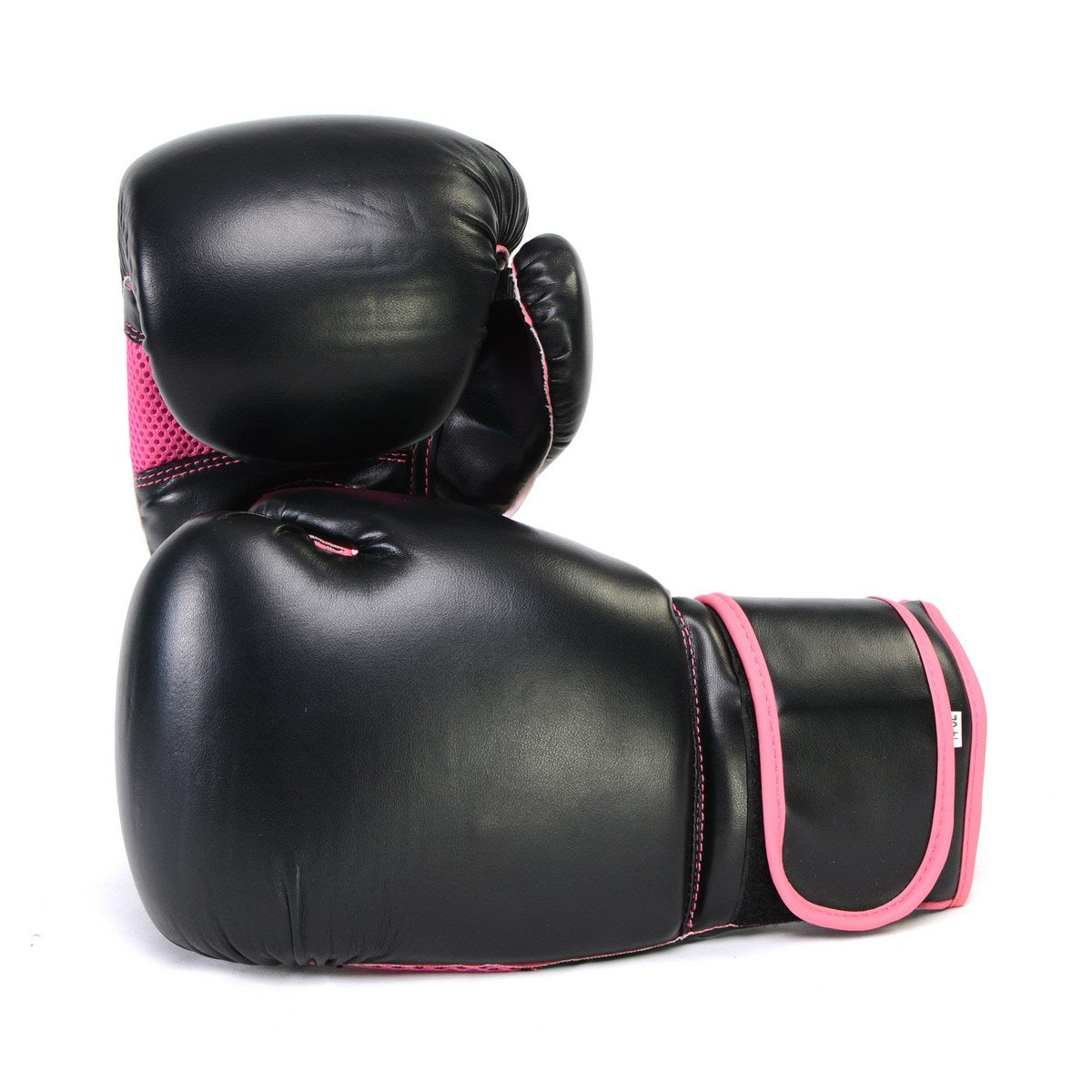 X-Fitness XF2000 Gel Boxing Kickboxing Punching Bag Gloves-BLK/PINK
