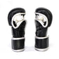 X-Fitness XF2001 7 oz MMA Hybrid Sparring Gloves-BLK/SILVER