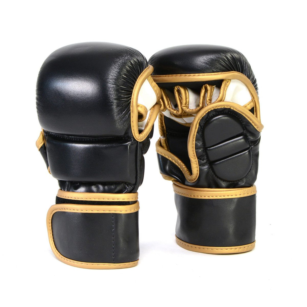 X-Fitness XF2001 7 oz MMA Hybrid Sparring Gloves-BLK/COPPER