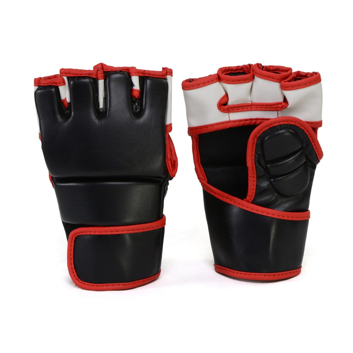 X-Fitness XF2002 MMA Grappling Gloves-BLK/RED