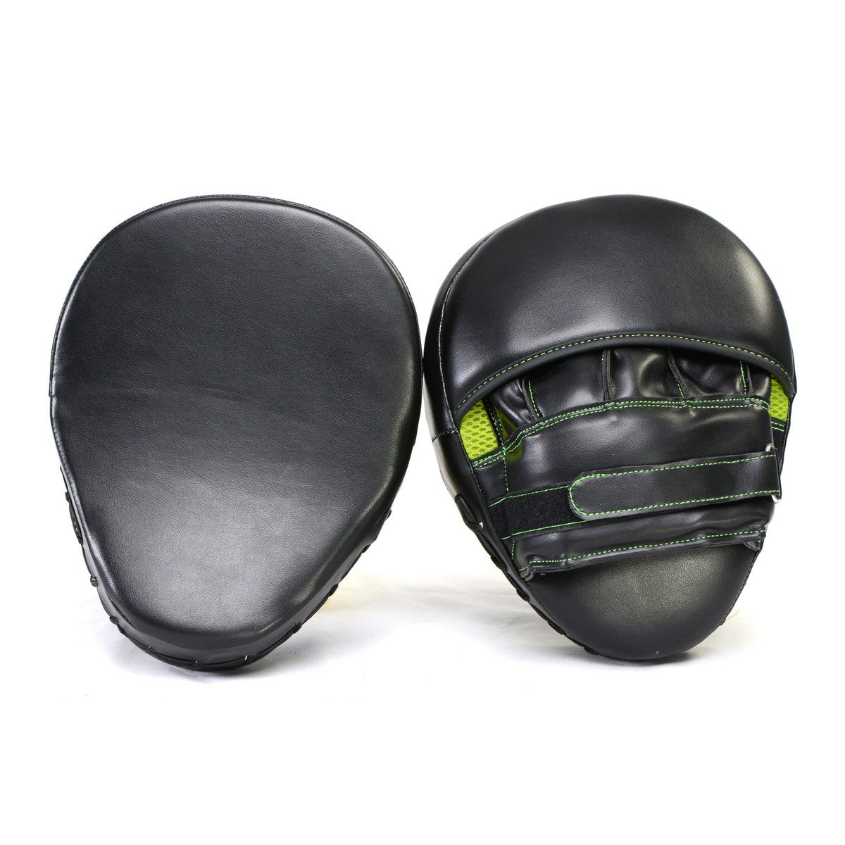 X Fitness XF8000 Curved Boxing MMA Punching Mitts-BLK/GREEN