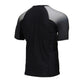 X-Fitness XFM7001 Men's Black and Grey Short Sleeve Compression Rash Guard Athletic Shirt- MMA, BJJ, Wrestling, Cross Training