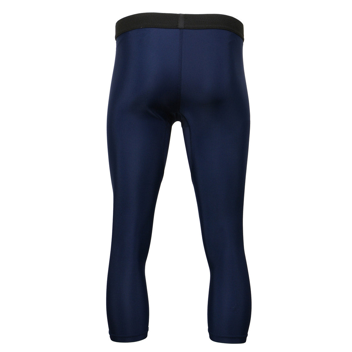 X-Fitness XFM7003 Men's Blue 3/4 Length Compression Base Layer Workout Pants Jiu Jitsu Spats Tights