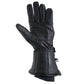 Xelement XG1227 Men's Black 'Gauntlet' Leather Gloves with Rain Cover