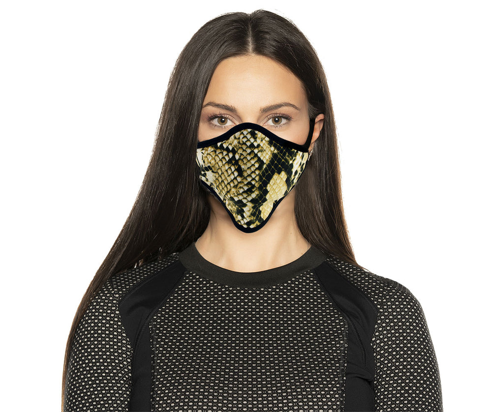 Xelement XS8004 'Snake Print' USA Made 100 % Cotton Protective Face Mask